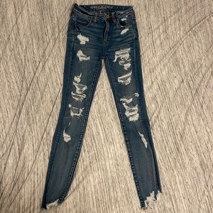 American Eagle Stretch Ripped Jean